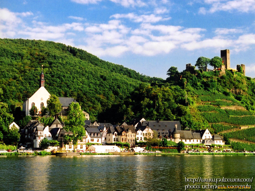 germany, beilstein, moseltal, ruine, metternich, , 